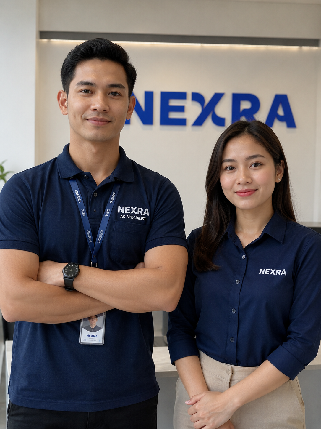 Tim teknisi NEXRA Solutions — spesialis jasa pasang AC dan CCTV di Jabodetabek